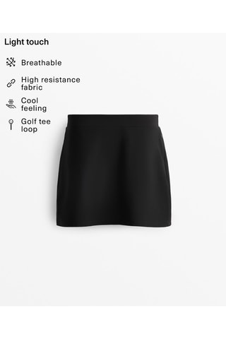 Saia direita - Preto