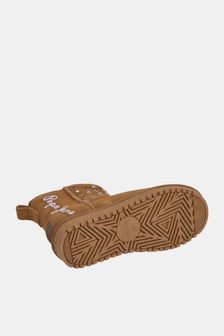 Bottines fourrées en nubuck Diss - Camel