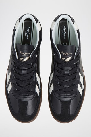 Baskets en cuir Ball - Noir