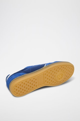 Baskets en cuir Ball - Bleu