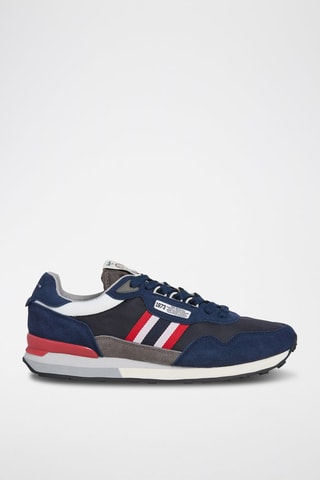 Baskets en nubuck Kingston - Bleu marine