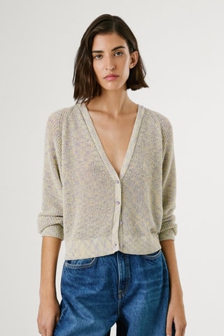 Gilet Claire - Vert d’eau chiné