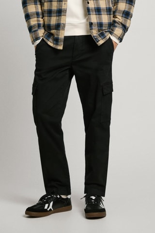 Pantalon cargo Twill - Noir
