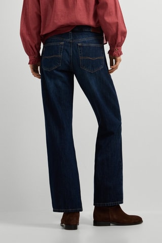 Jean loose taille haute Nicky - Bleu marine