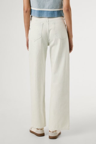 Jean straight taille haute Lexa - Blanc