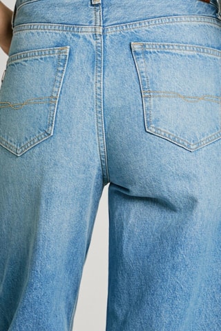Jean straight taille haute Lexa - Bleu marine