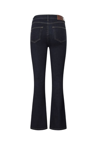 Jean flare taille haute Dion - Bleu marine