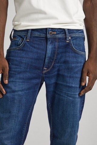 Jean tapered - Bleu marine