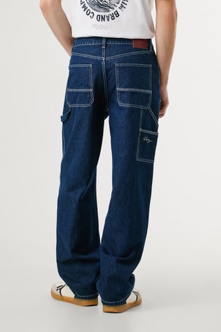 Jean relaxed Taper - Bleu foncé