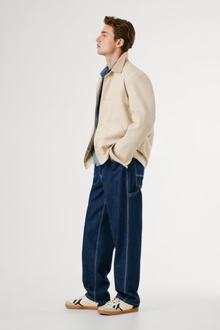 Jean relaxed Taper - Bleu foncé