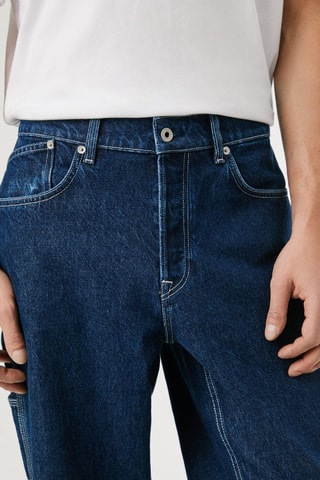 Jean relaxed Taper - Bleu foncé