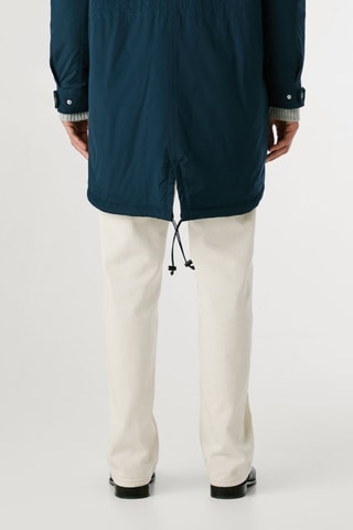Parka à capuche Jansen - Bleu pétrole