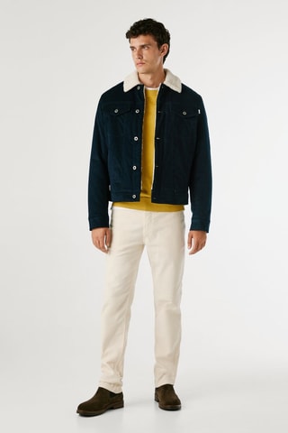 Veste en velours Joshua - Bleu marine