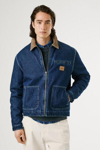 Veste en jean - Bleu