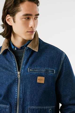 Veste en jean - Bleu