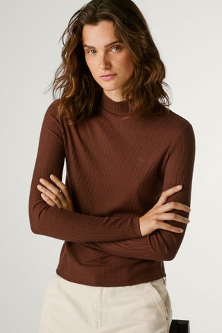 Top Barbara - Marron