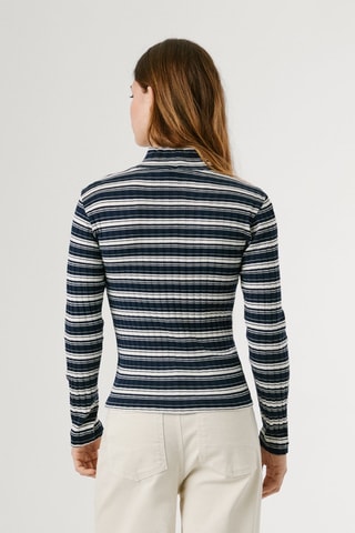Top Belen - Bleu marine et blanc