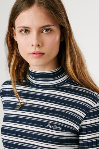 Top Belen - Bleu marine et blanc