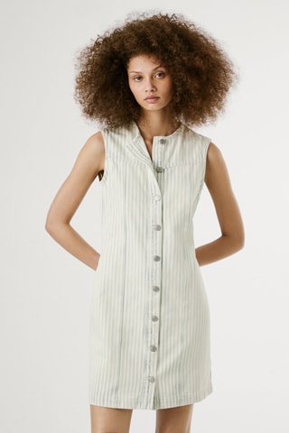Robe droite Aya - Ecru