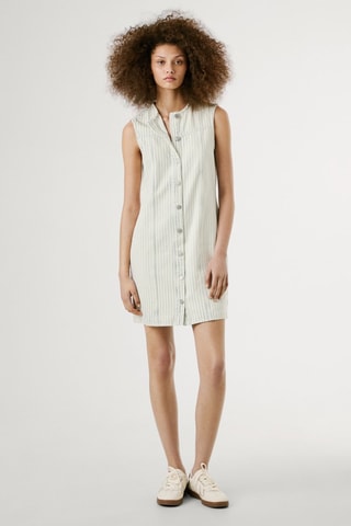 Robe droite Aya - Ecru