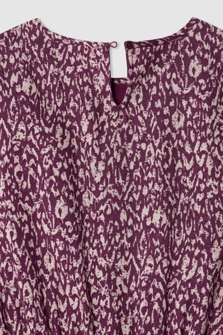Robe Dully - Bordeaux et écru
