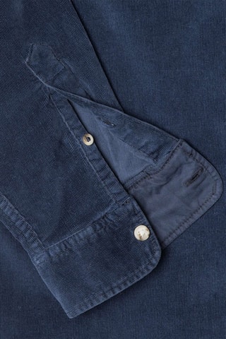 Chemise en velours Clayton - Bleu marine