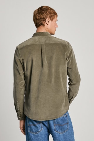 Chemise en velours Miller - Kaki
