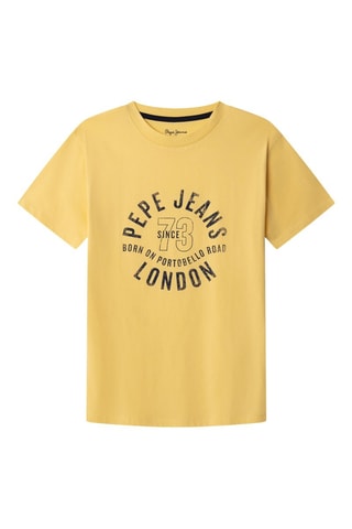 Tshirt Newman - Moutarde