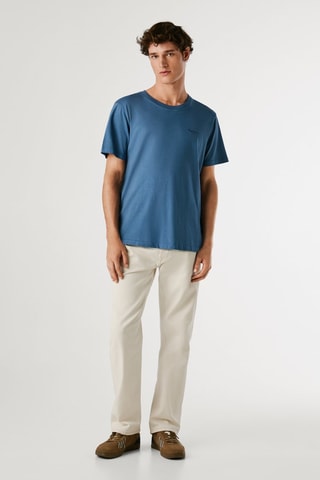 Tshirt Jacko - Bleu cobalt