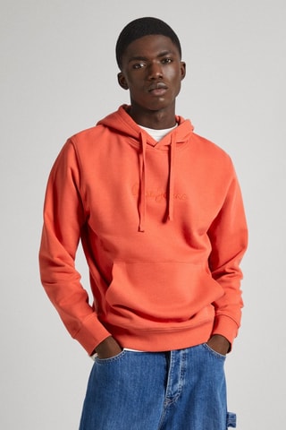 Sweat à capuche Joe - Orange