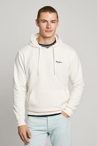 Sweat à capuche Essential - Blanc