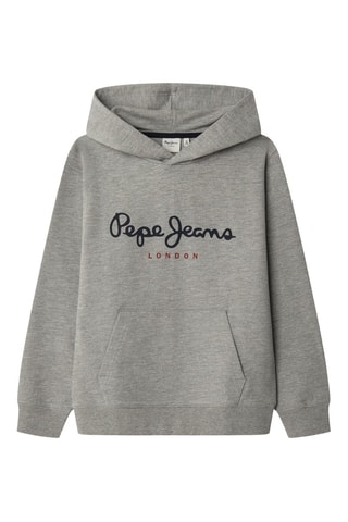 Sweat à capuche Art - Gris clair