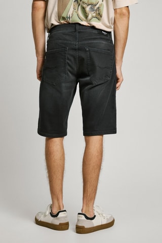 Bermuda en jean Gymdigo - Noir
