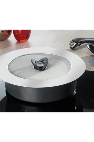 Couvercle anti-projection en acier inoxydable Ingenio - 24/30 cm