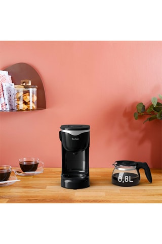 Cafetière Compact - 6 tasses - 0,6 l - 600 W - Noir