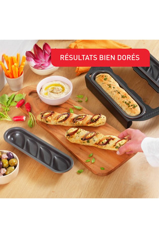 3 moules à cakes torsadés Creabake - 29 x 8 cm