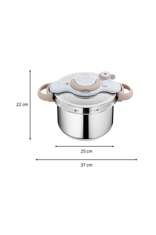 Cocotte-minute® en acier inoxydable recyclé Clipso Minut Eco - 6 l -