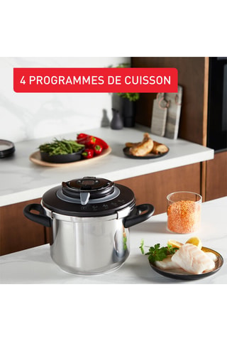 Cocotte-minute en acier inoxydable Clipso+ Chef - 8 l