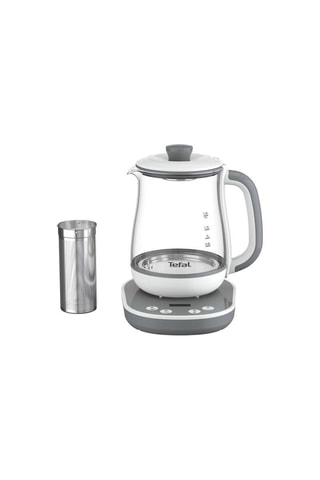 Bouilloire avec infuseur Tastea - 1,5 l - Argenté et gris