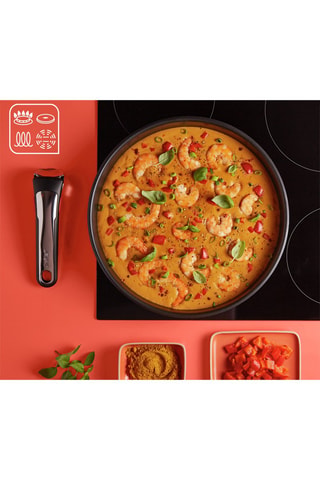 Wok en acier inoxydable Ingenio Preference - 26 cm
