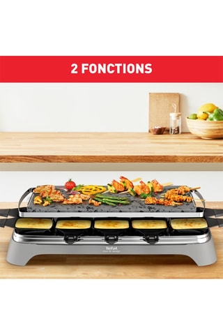 Appareil à raclette et pierrade Ambiance - 10 personnes