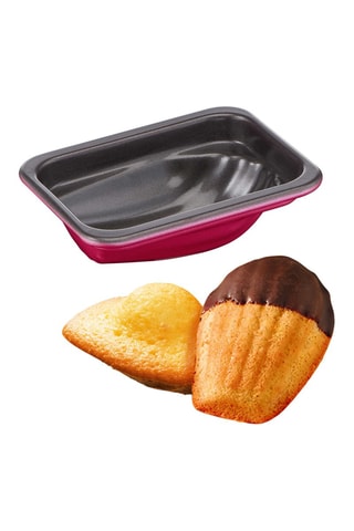 3 moules à madeleine Creabake - 8,3 x 6,5 cm