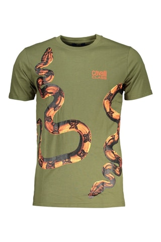 T-shirt - Kaki - Noir, vert et orange