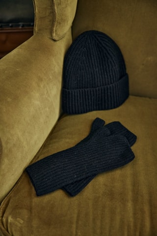 Bonnet en laine - Noir
