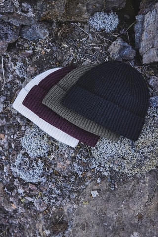 Bonnet en laine - Noir