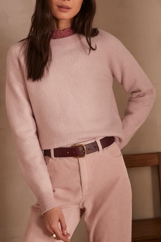 Pull en laine - Mauve