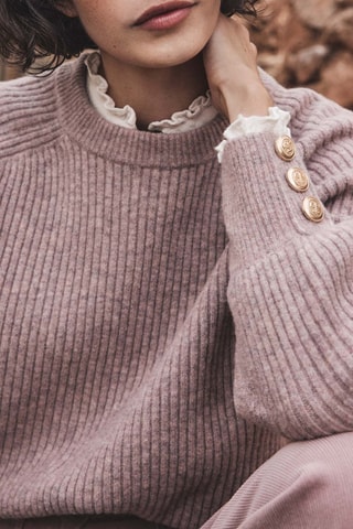 Pull en laine - Rose