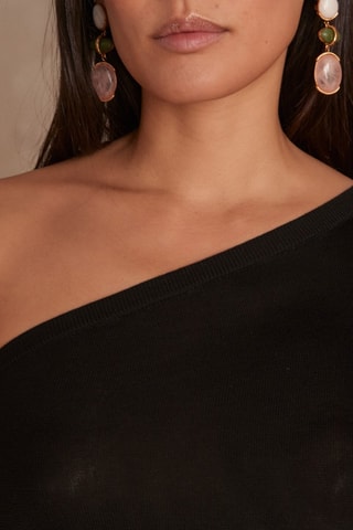 Pull asymétrique - Noir