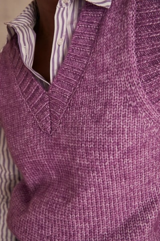 Pull sans manches - Violet