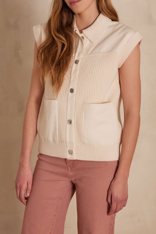 Gilet sans manches - Beige